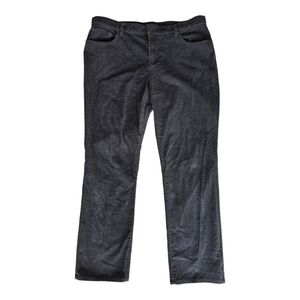 Ralph Lauren Jeans Co Coudoury Pants 16 Women Black Mid Rise  38x32 Excellent